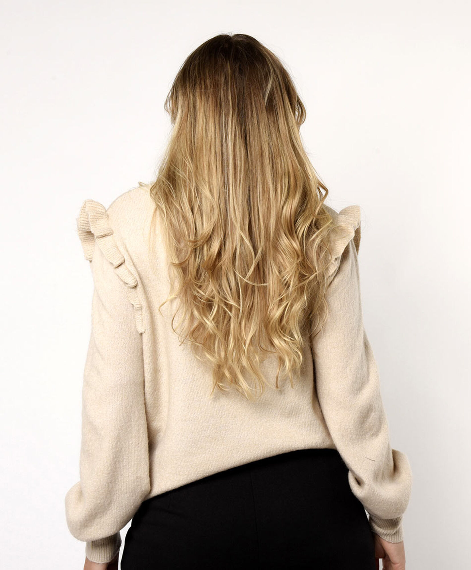 Sweater mujer vuelos y perlitas Sweater mujer vuelos y perlitas