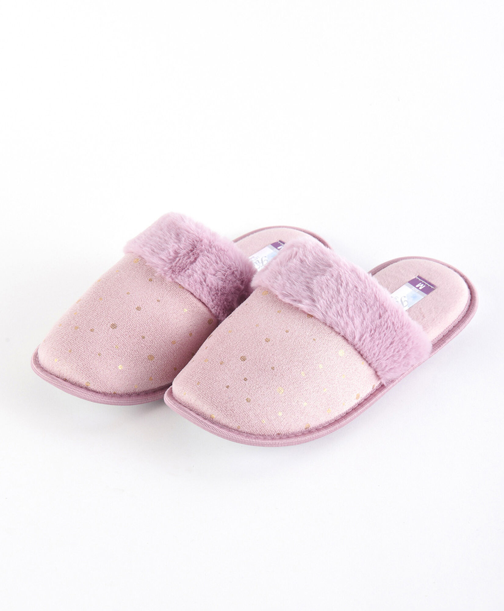 Pantufla mujer suede brillos Pantufla mujer suede brillos