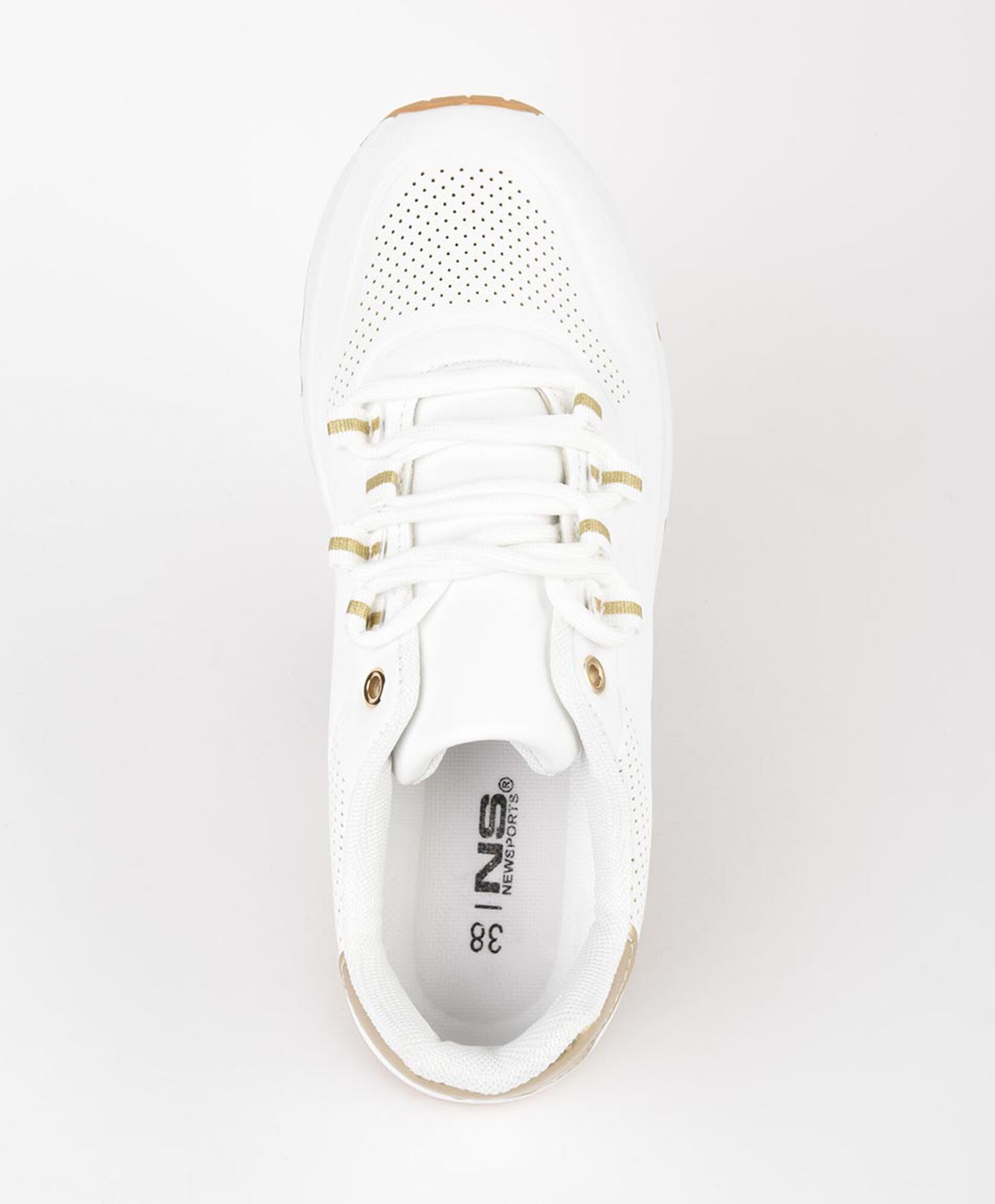 Zapatilla mujer detalles dorados air Zapatilla mujer detalles dorados air