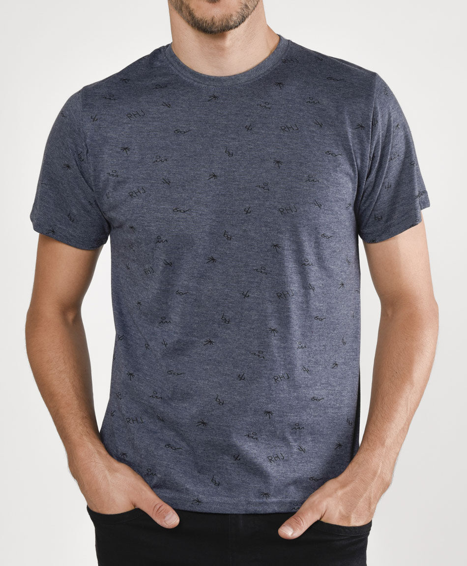 Polera manga corta cuello redondo