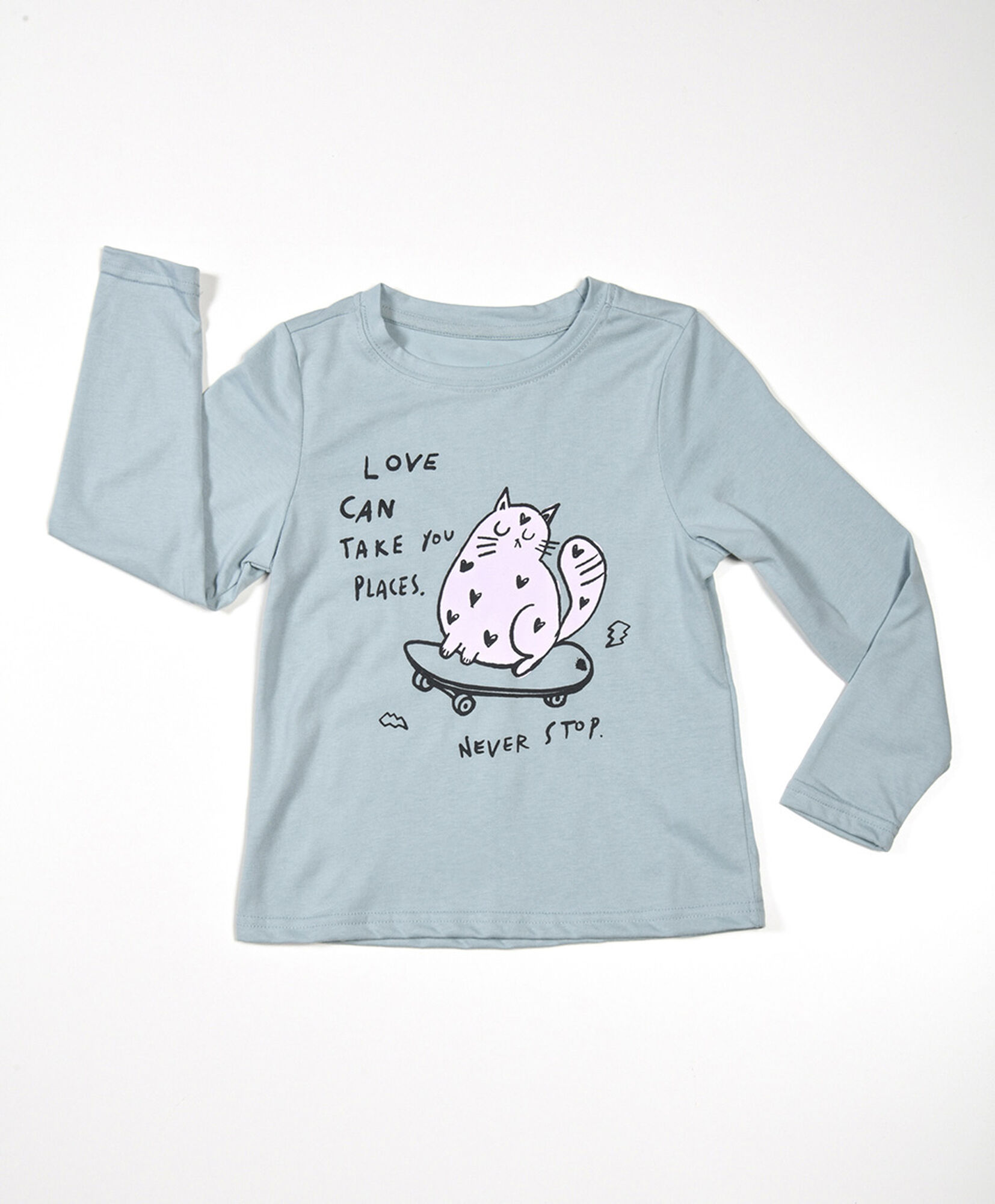 Polera niña cat skate Polera niña cat skate