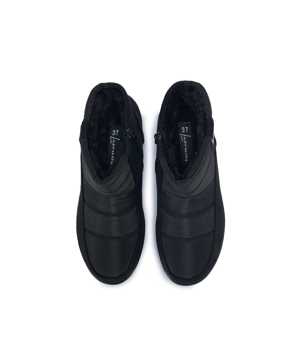 Bot&iacute;n mujer parka hebilla black