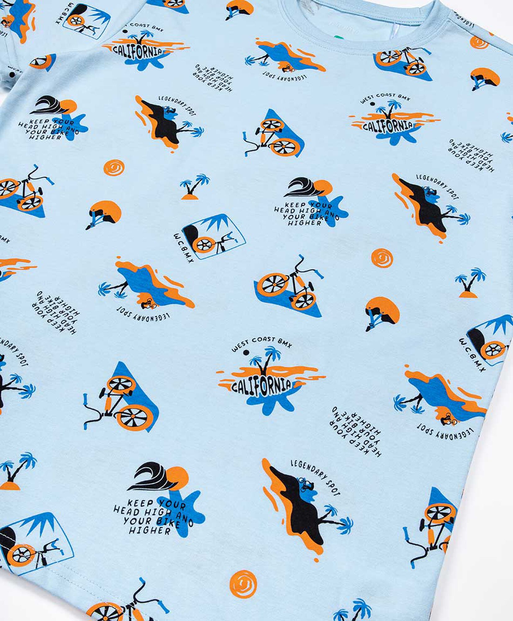 Polera niño print deportes Polera niño print deportes