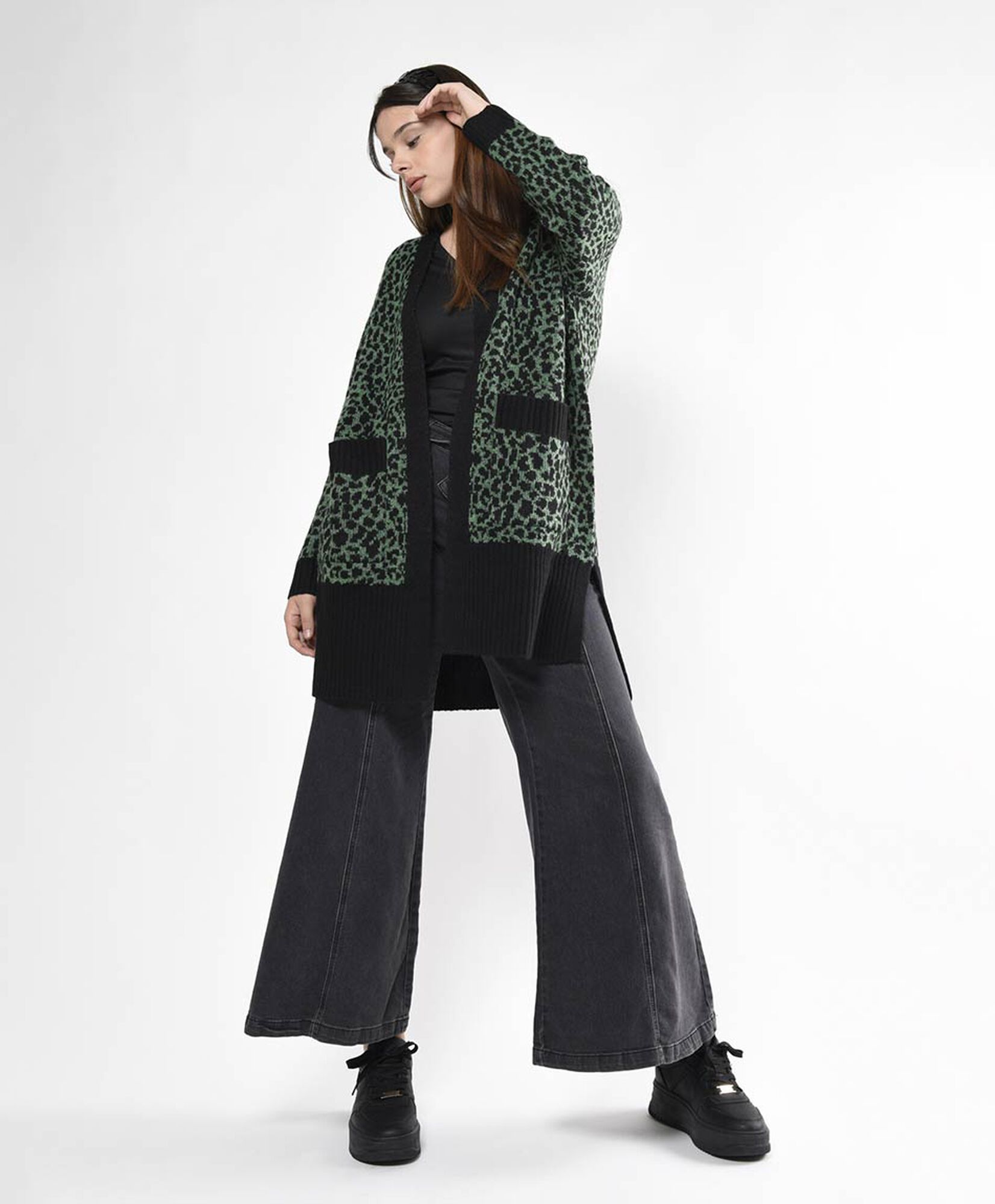 Cardigan mujer animal print Cardigan mujer animal print