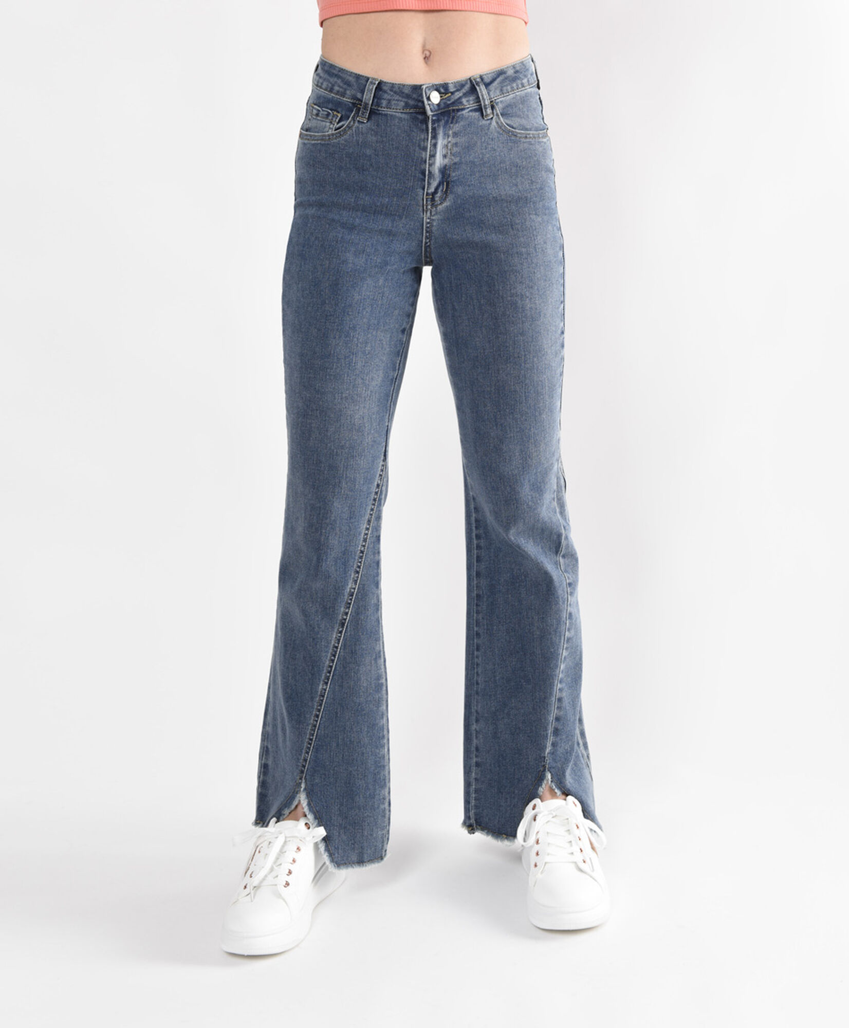Jeans mujer desflecado flare Jeans mujer desflecado flare