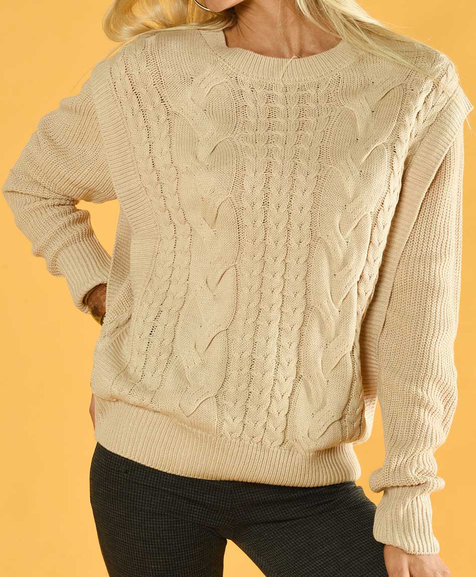Sweater trenzas Sweater trenzas