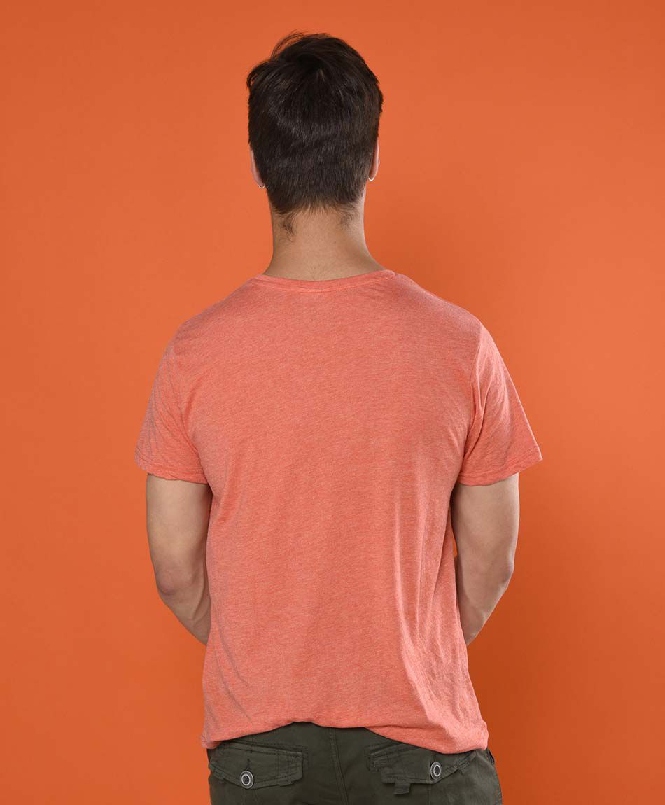 Polera manga corta cuello redondo