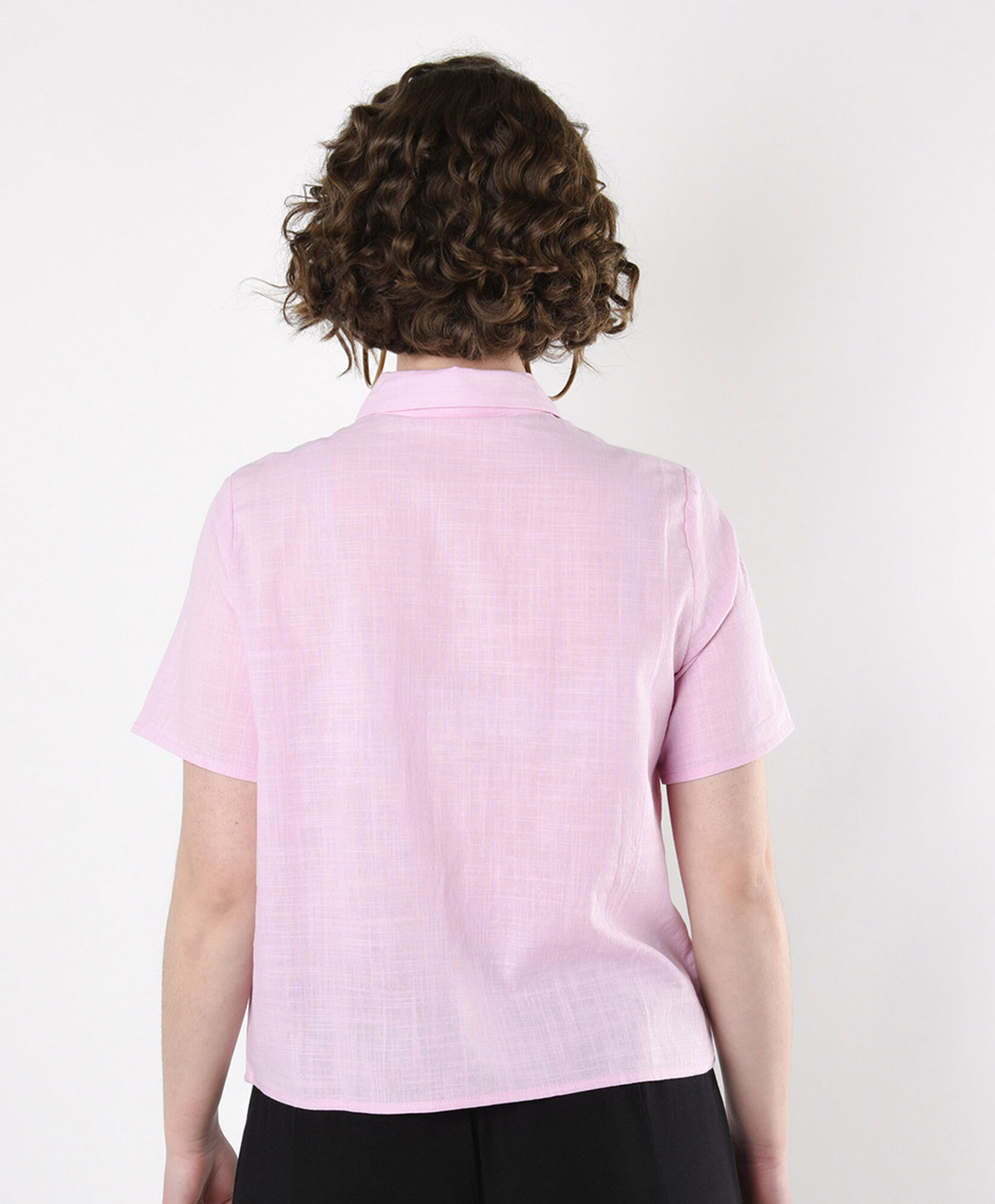 Blusa mujer lisa rosada Blusa mujer lisa rosada