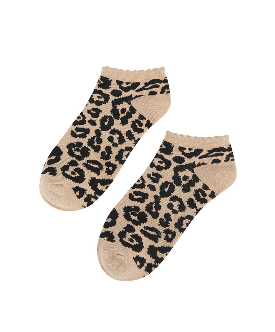 Pack 5 calcetines mujer animal print