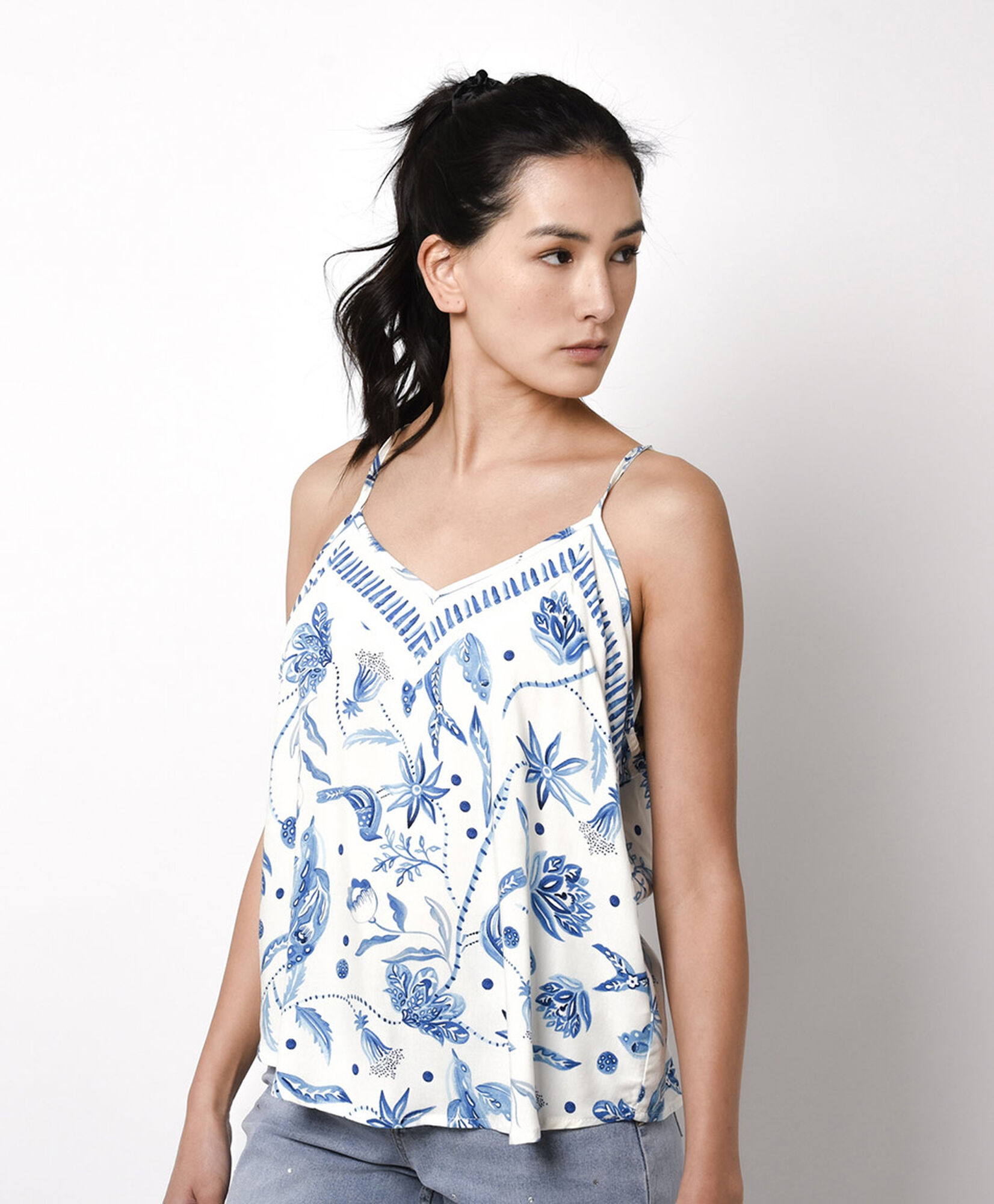 Blusa mujer top floreado Blusa mujer top floreado