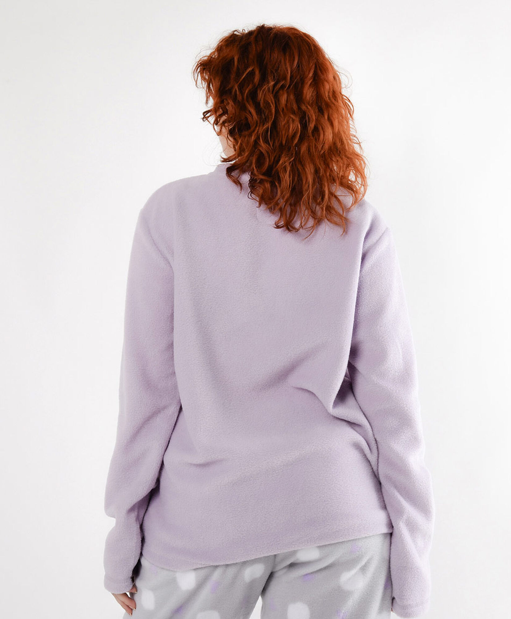 Pijama mujer polar buho puntos Pijama mujer polar buho puntos