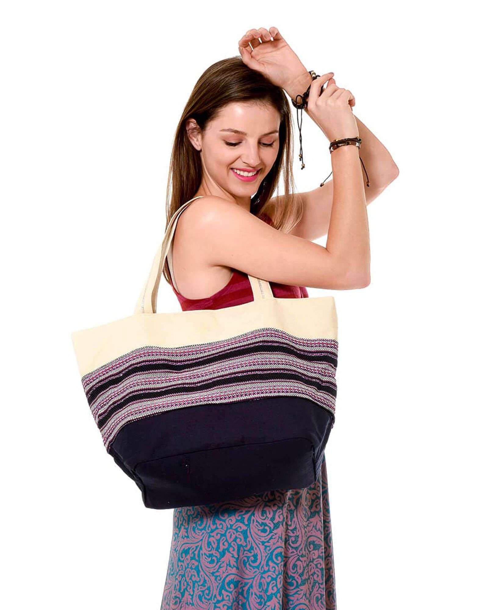 Bolso playa lurex Bolso playa lurex
