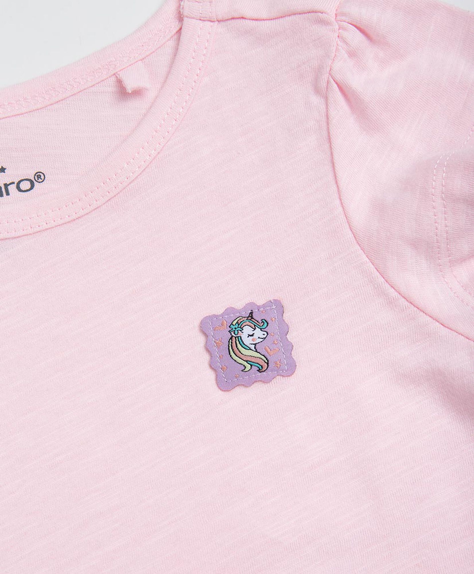 Polera bebé básica rosa Polera bebé básica rosa