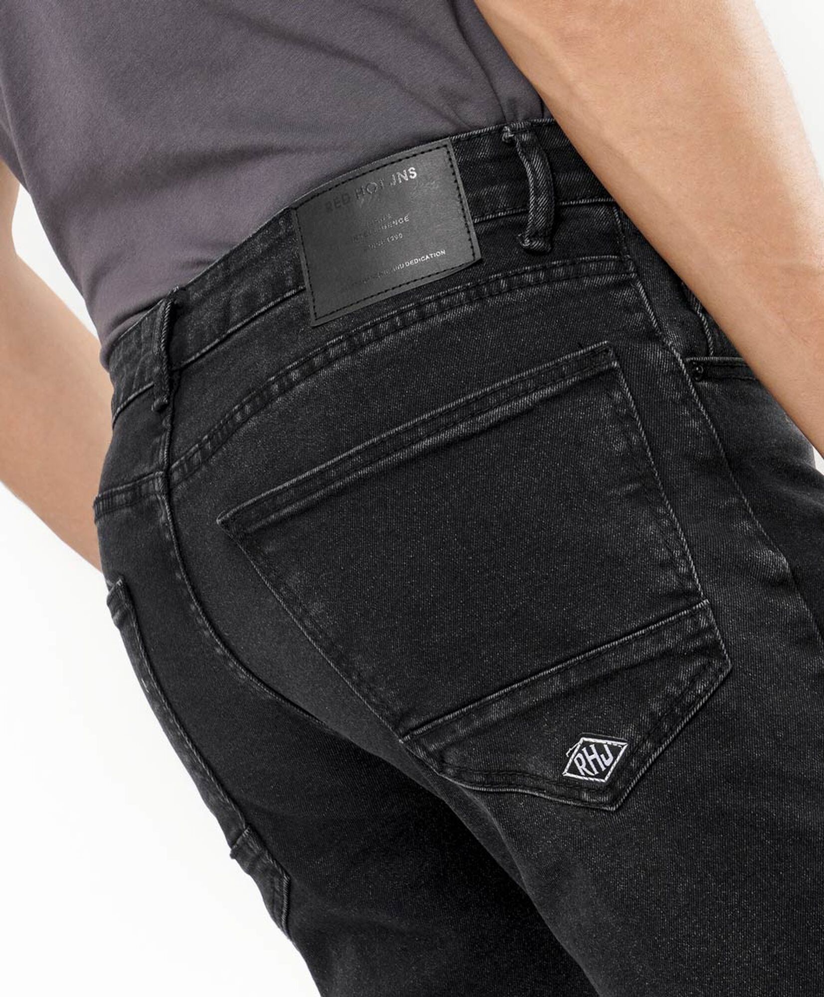 Jeans hombre gris oscuro skinny fit Jeans hombre gris oscuro skinny fit