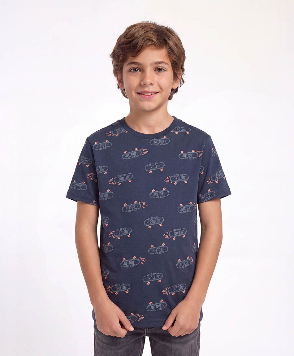Polera ni&ntilde;o keep on rollin