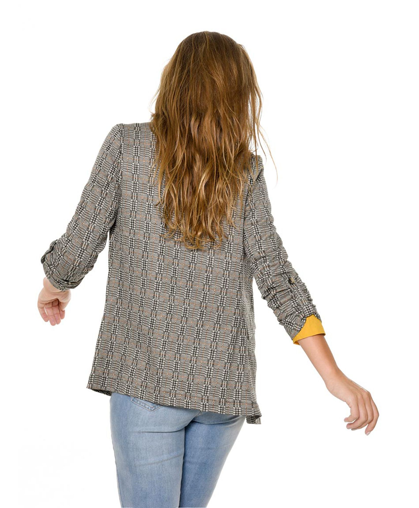 Blazer cuadros marron Blazer cuadros marron