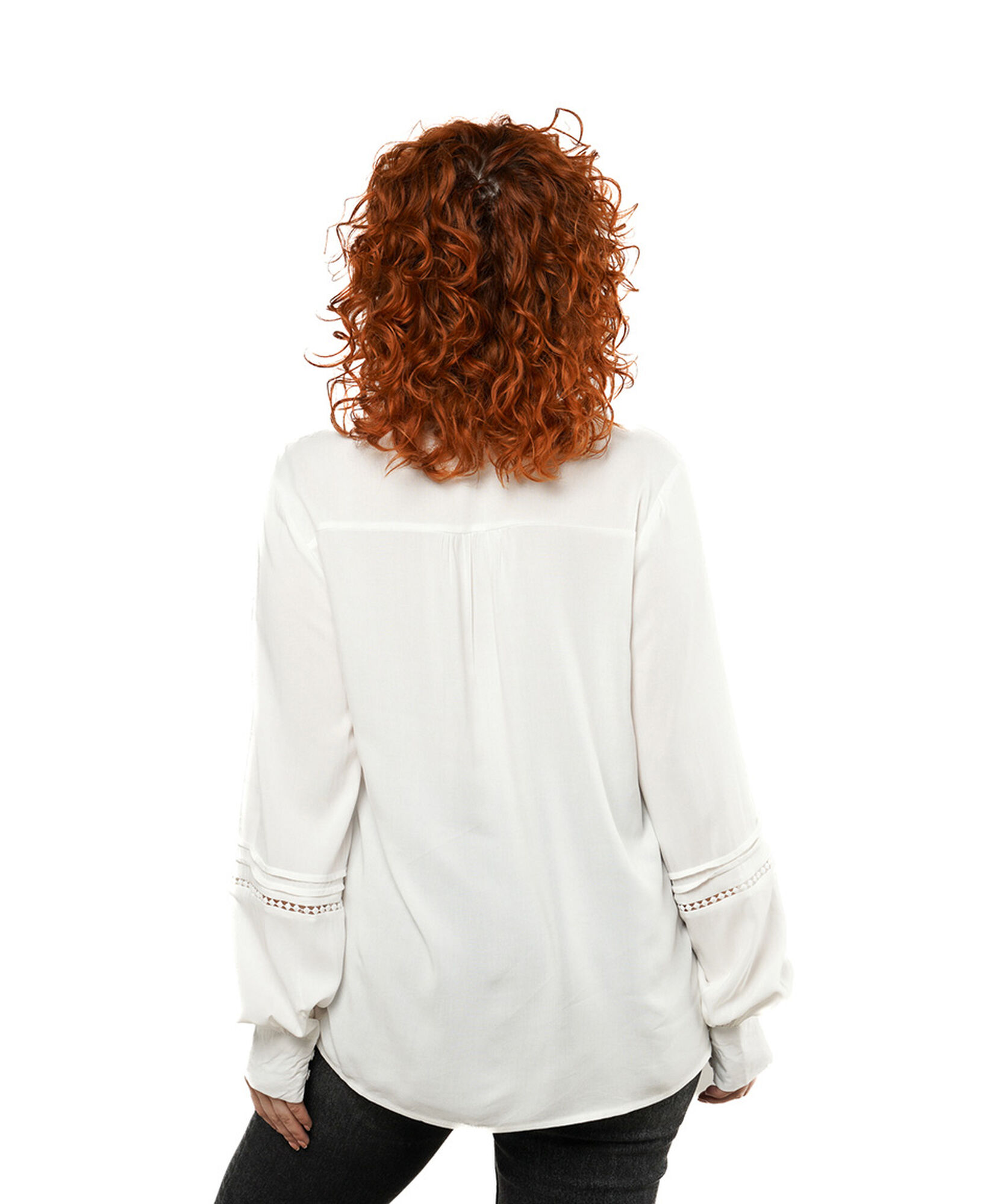 Blusa mujer vuelo cuello Blusa mujer vuelo cuello