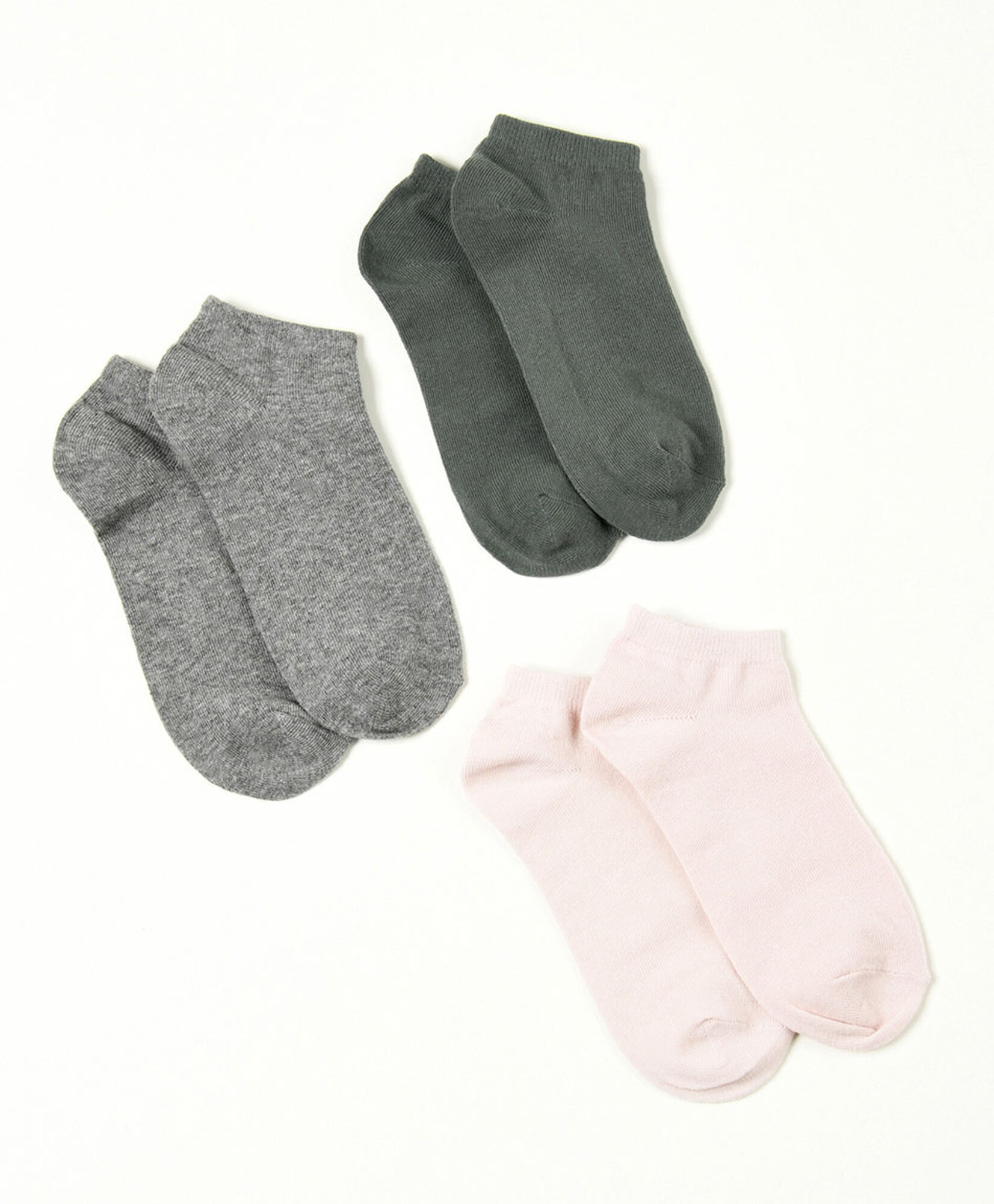 Pack 3 calcetines mujer lisos colores Pack 3 calcetines mujer lisos colores