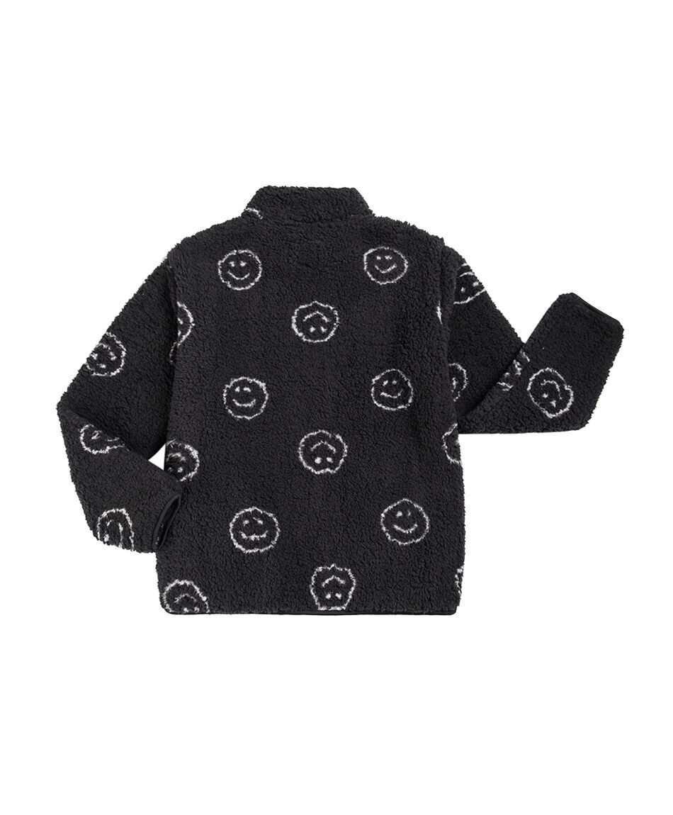 Poler&oacute;n ni&ntilde;a sherpas smile negro