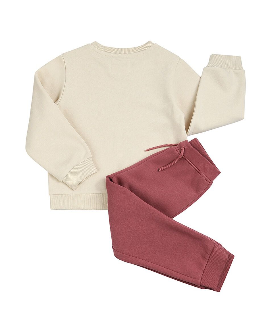 Set buzo beb&eacute; frase