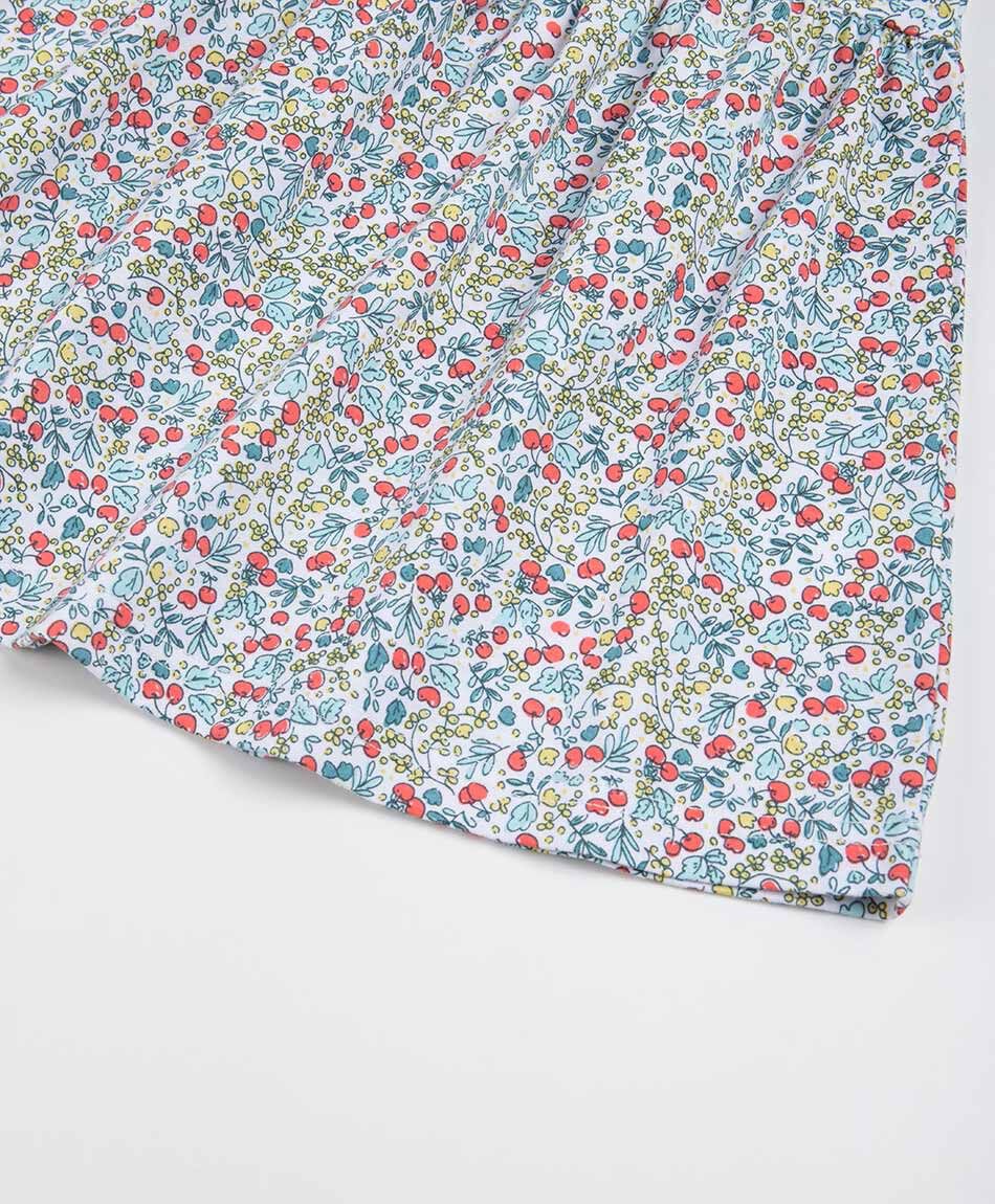 Vestido beb&eacute; cerezas flores