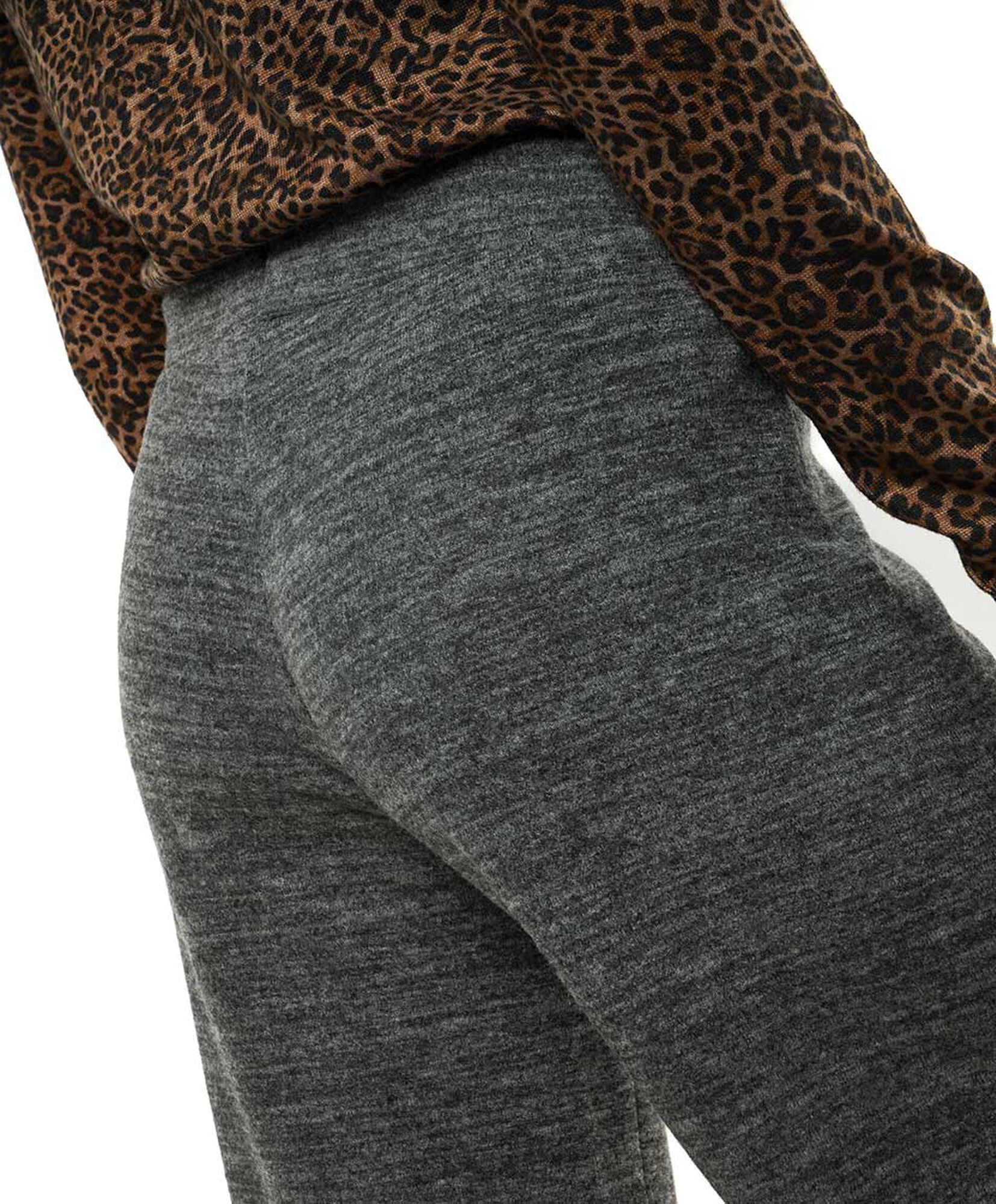 Pantalón mujer jaspeado wide Pantalón mujer jaspeado wide