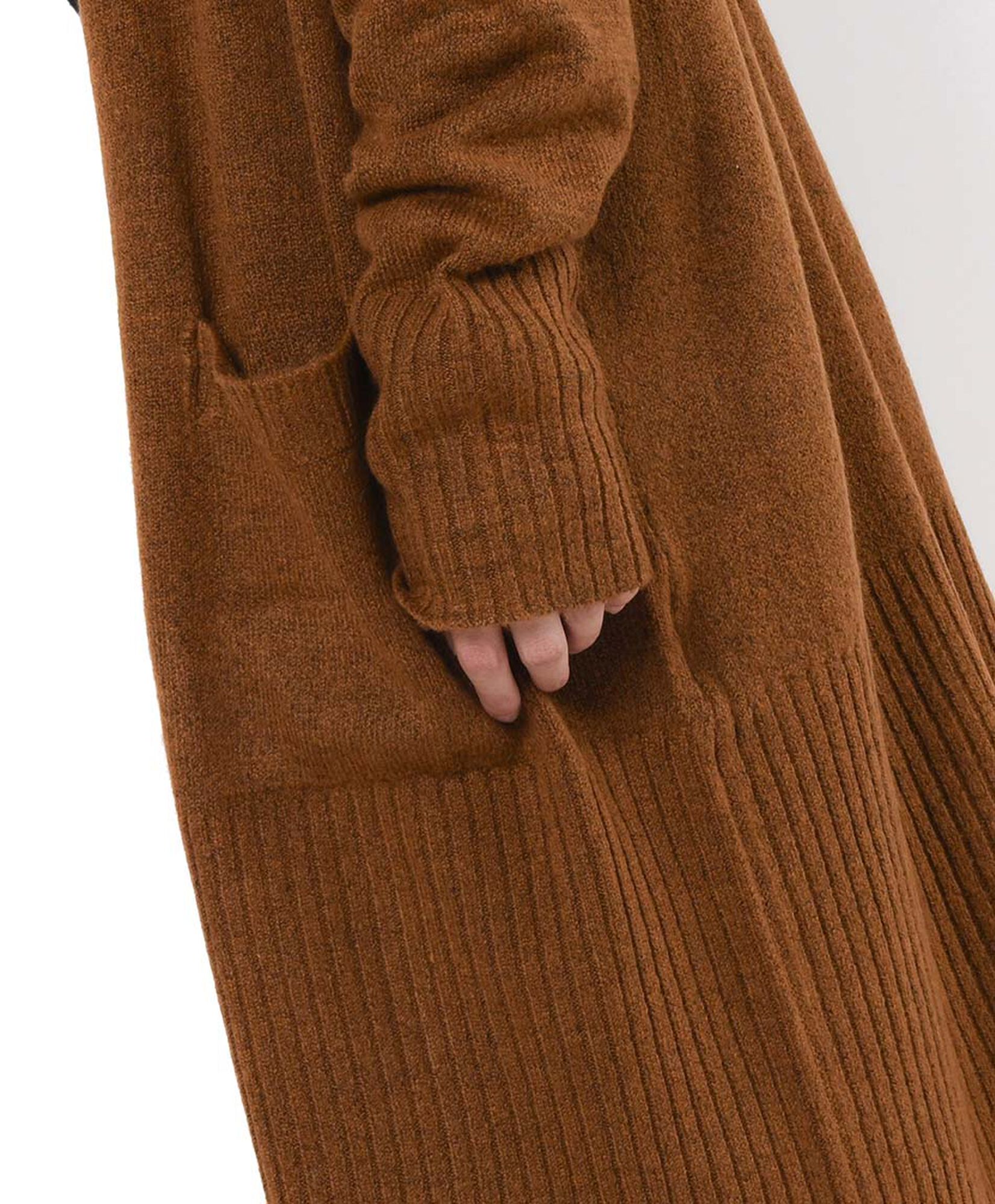 Cardigan mujer largo café Cardigan mujer largo café