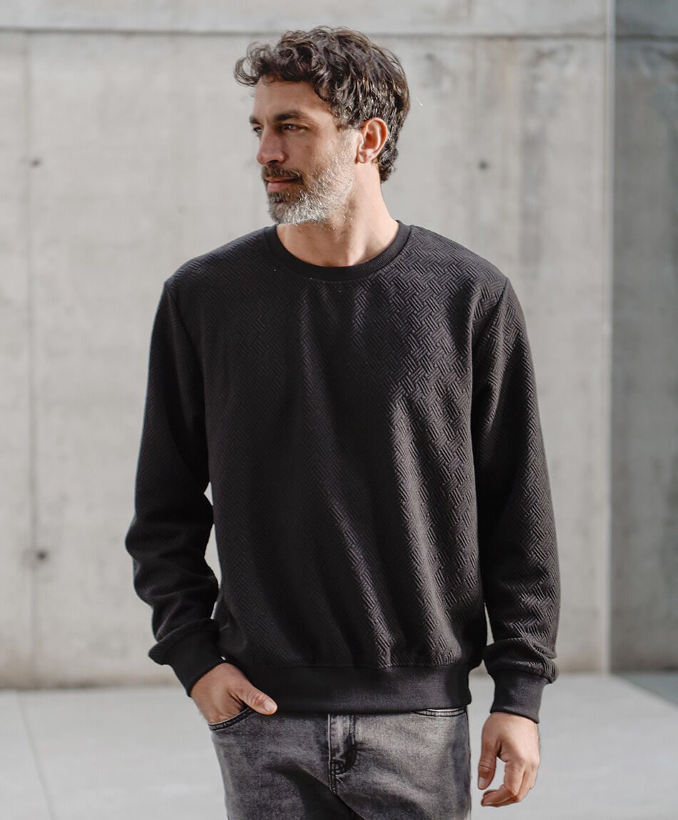 Sweater hombre jacquard