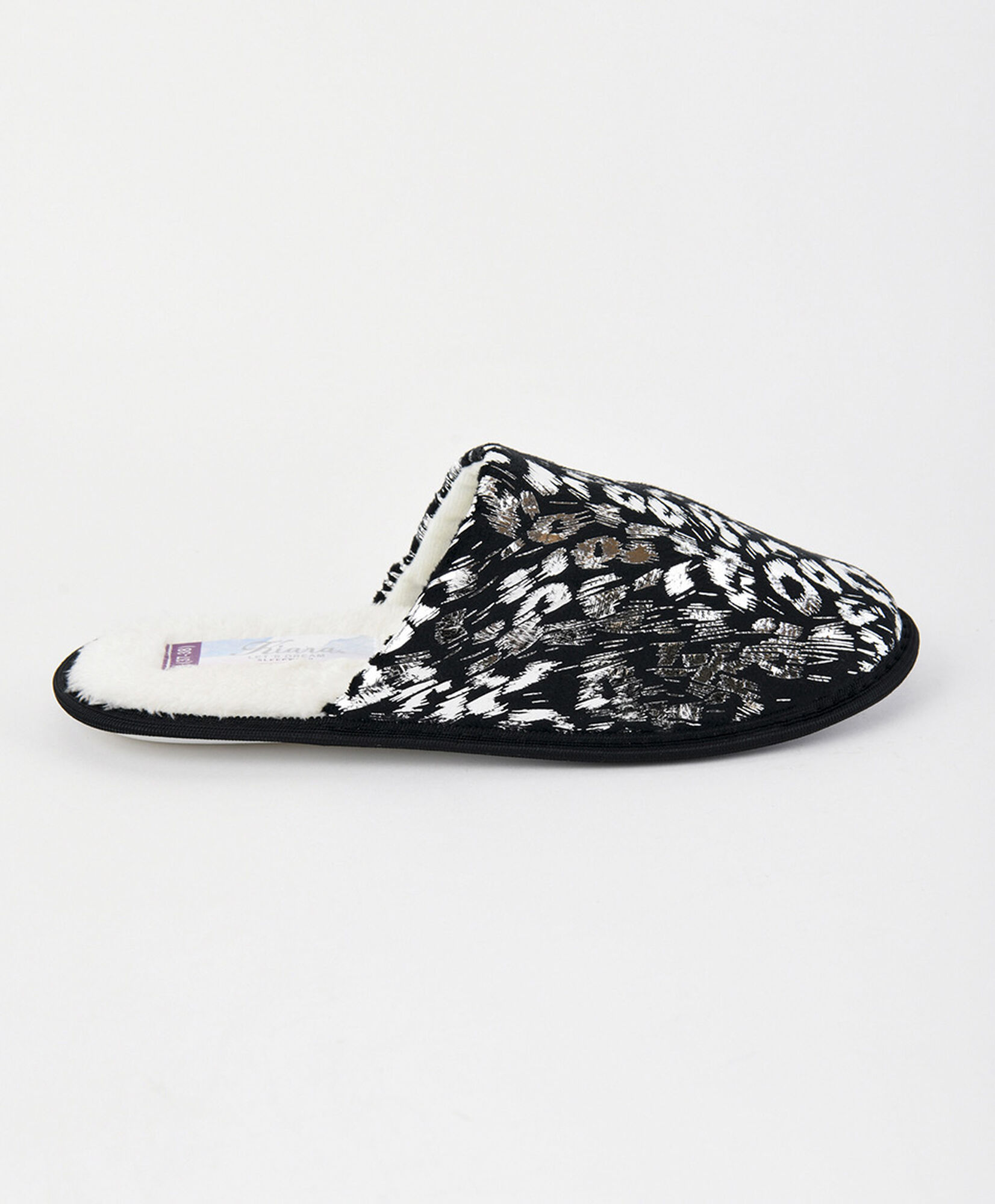 Pantufla mujer animal print brillo Pantufla mujer animal print brillo