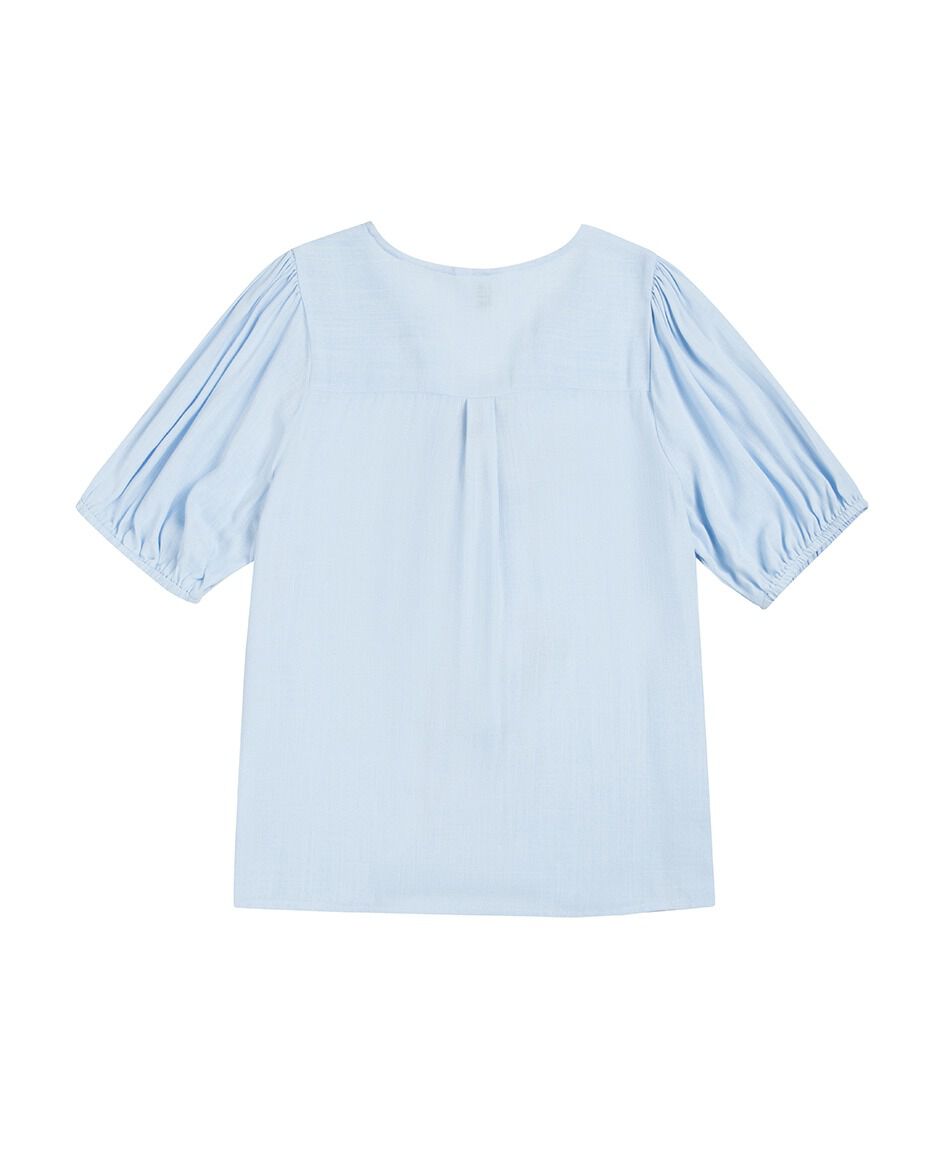 Blusa mujer doble lazo