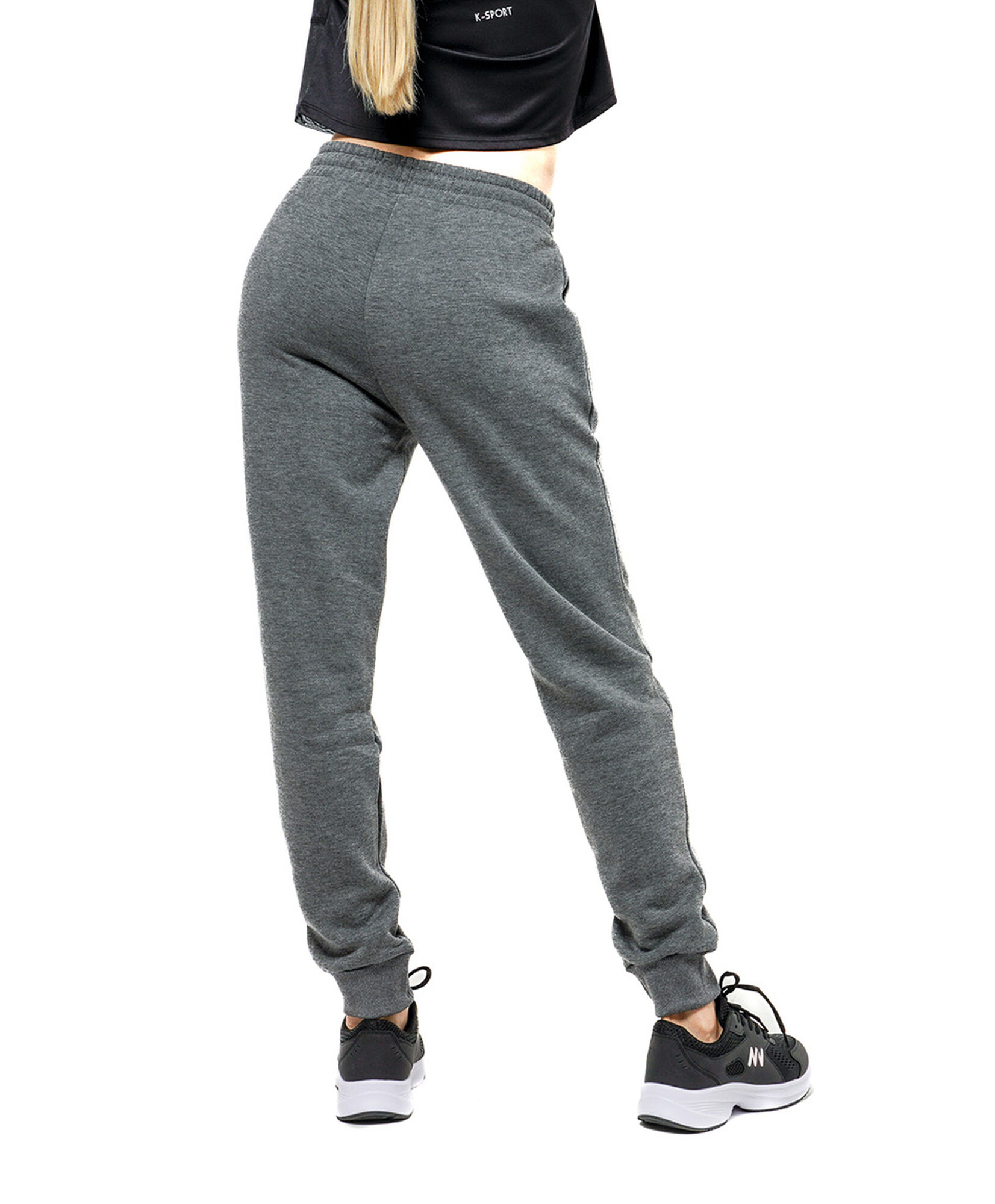 Pantalón deportivo mujer gris jogger Pantalón deportivo mujer gris jogger