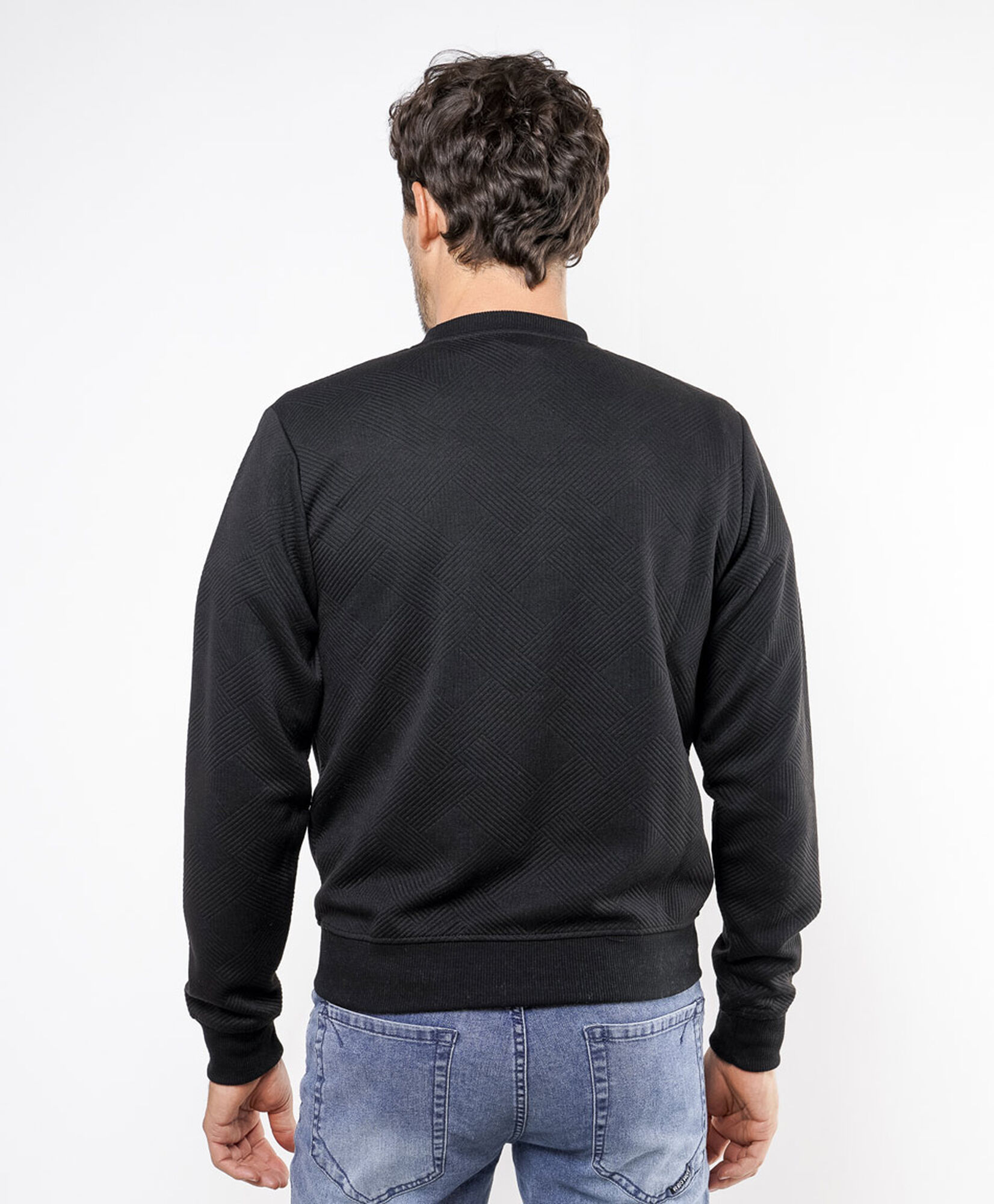 Sweater hombre liso jacquard Sweater hombre liso jacquard