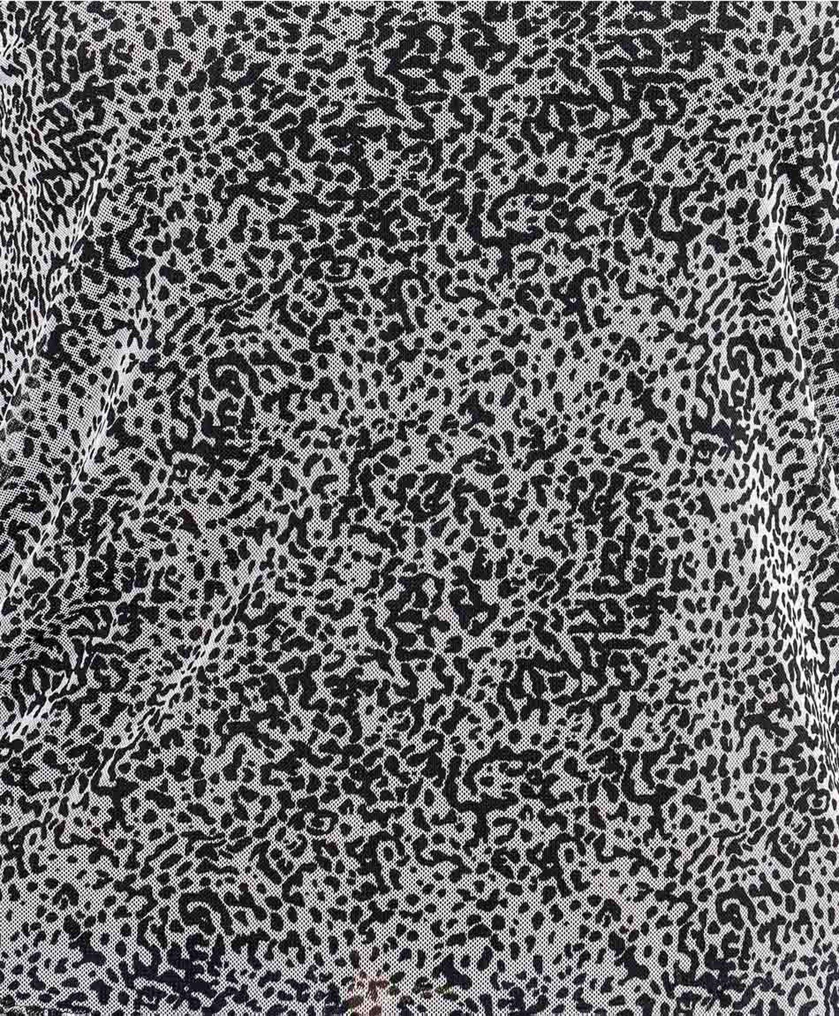 Polera mujer mesh animal print gris Polera mujer mesh animal print gris