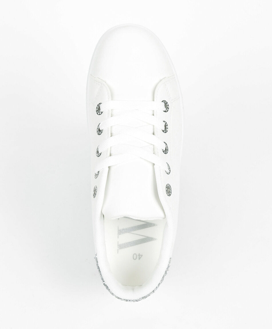 Zapatilla mujer suela brillos