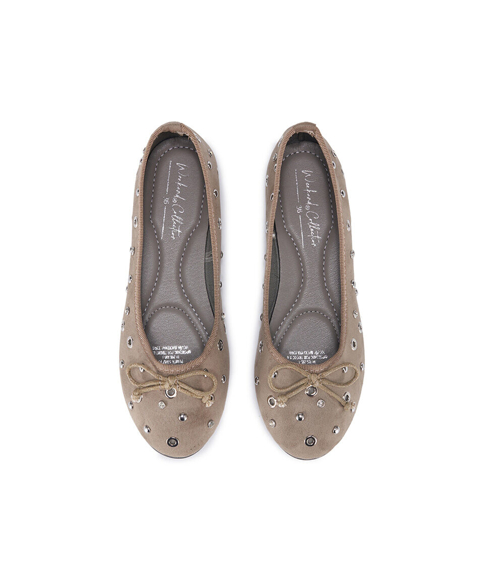 Ballerina mujer eyelets