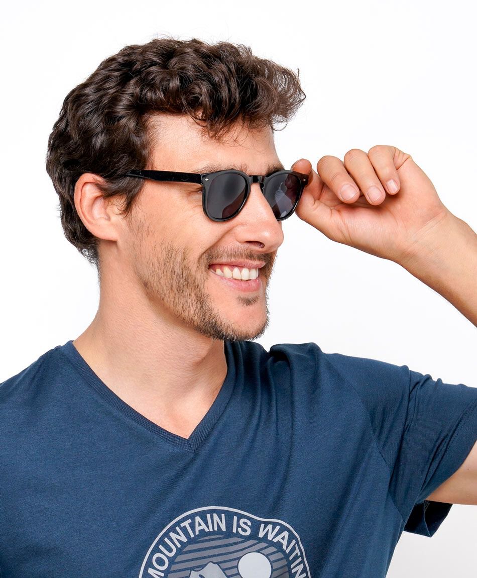 Lente hombre redondo