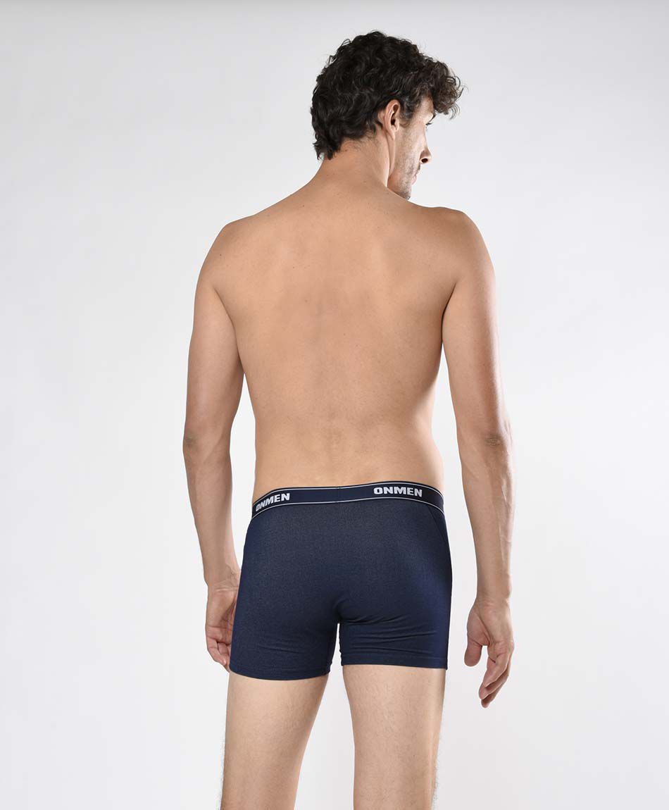 Pack 2 boxer hombre liso y l&iacute;neas