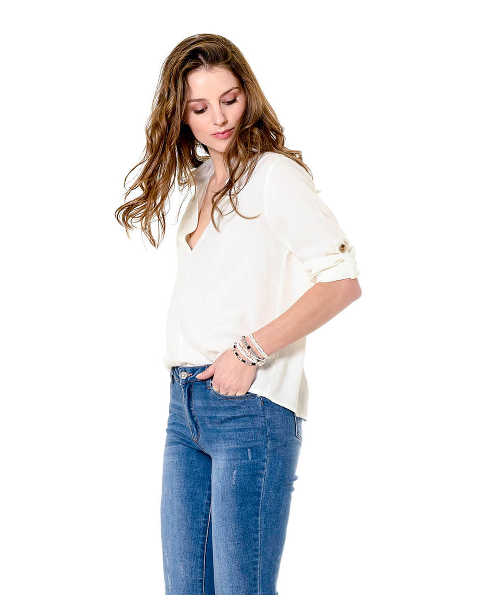 Jeans detalle perlas Jeans detalle perlas