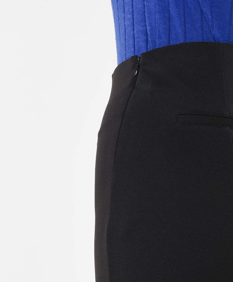 Pantal&oacute;n mujer costura frontal tiro alto
