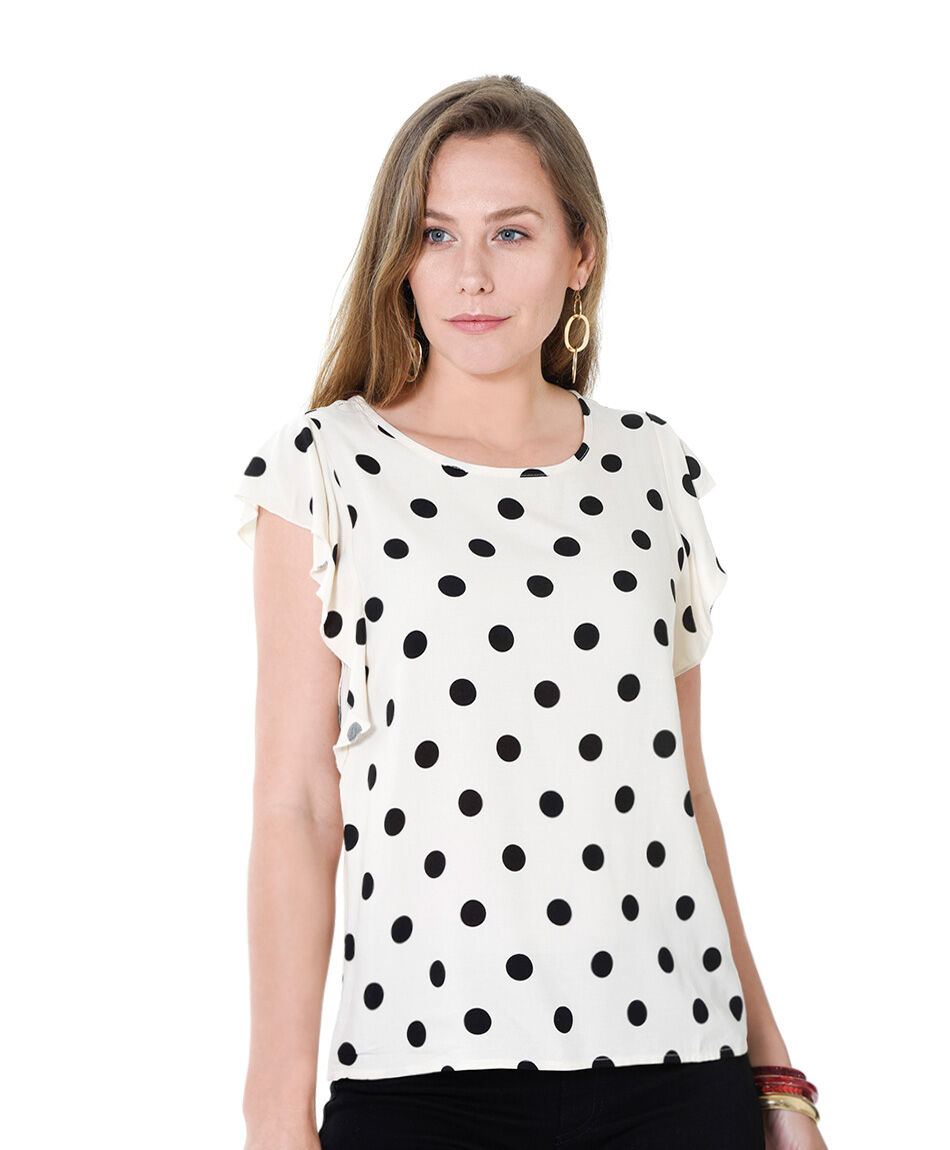 Blusa lunares vuelos