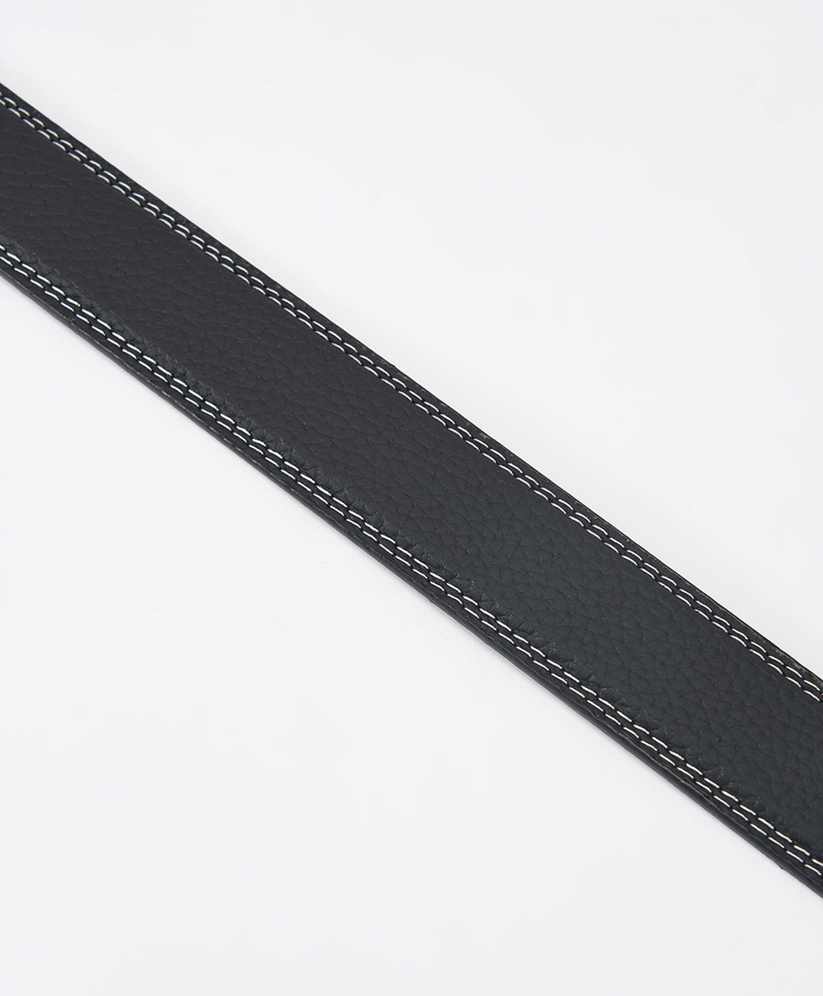 Cinturón hombre formal texturizado hebilla cuadrada Cinturón hombre formal texturizado hebilla cuadrada