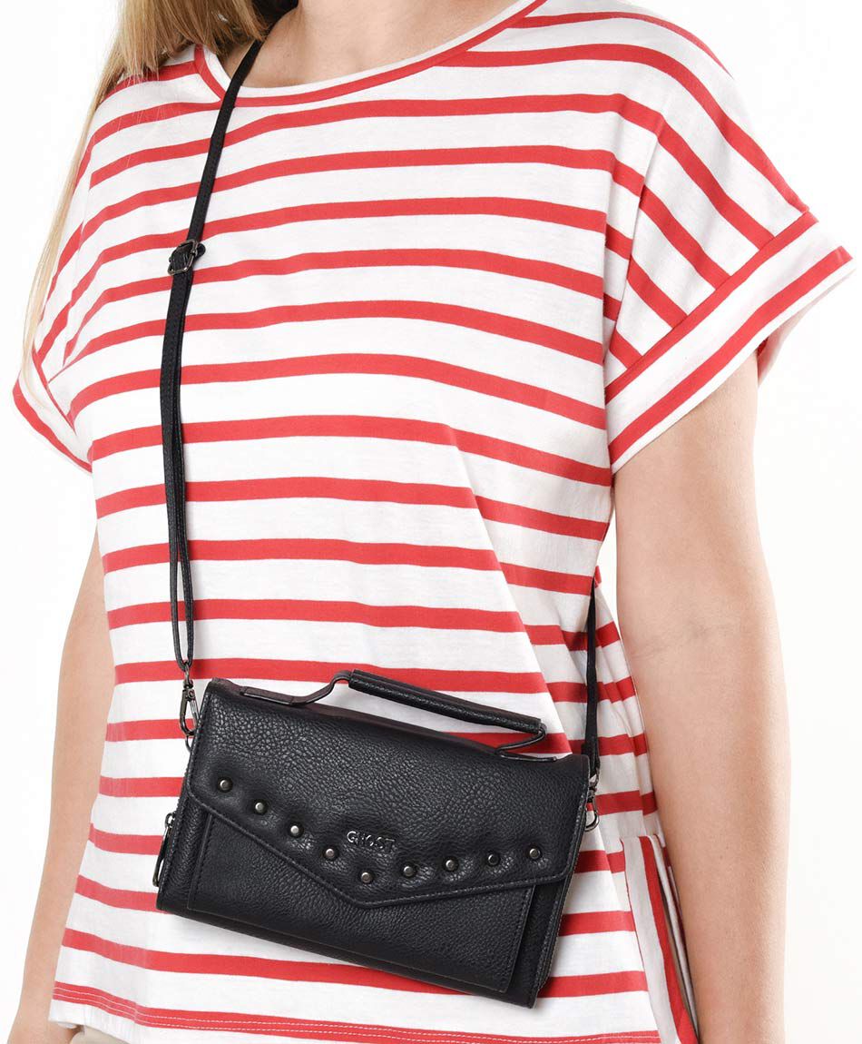 Cartera mujer tachas