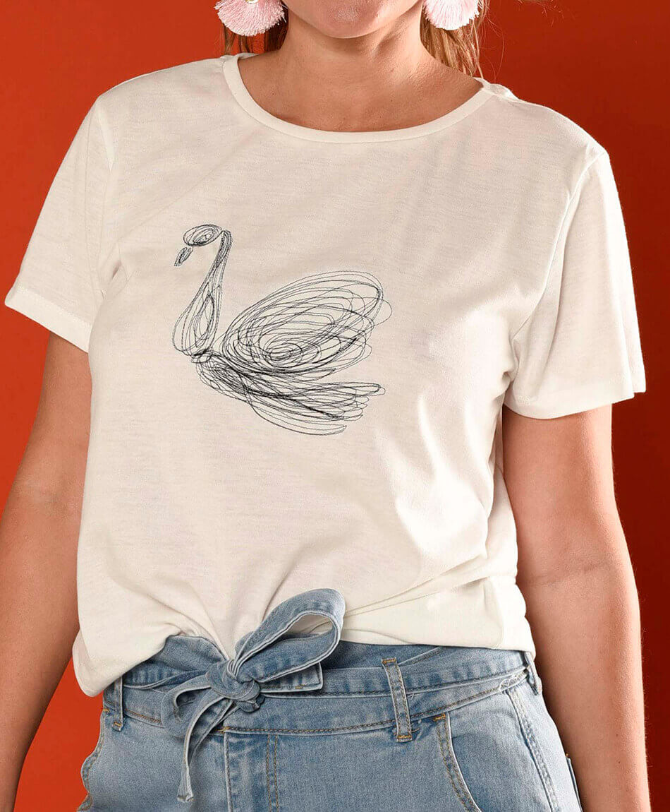 Polera cisne