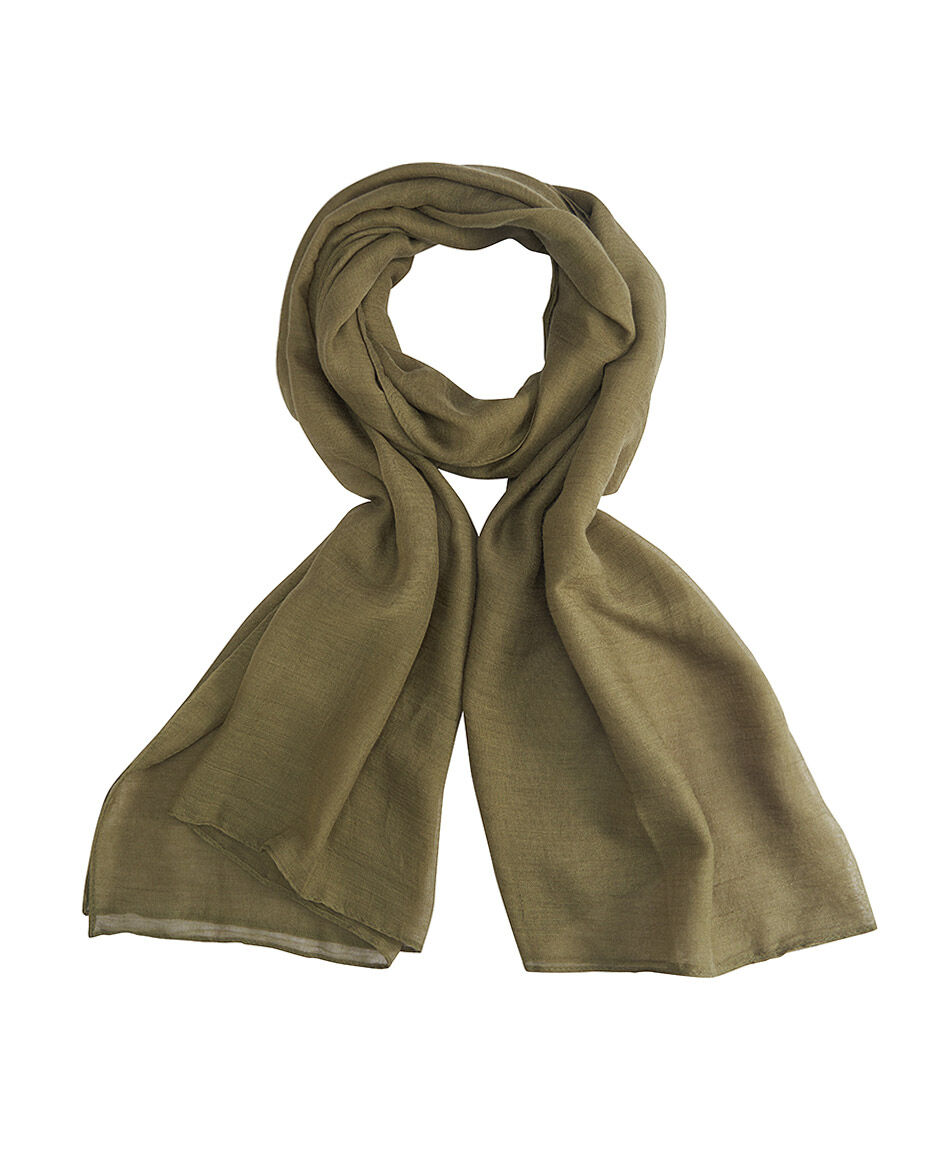 Bufanda mujer lisa verde