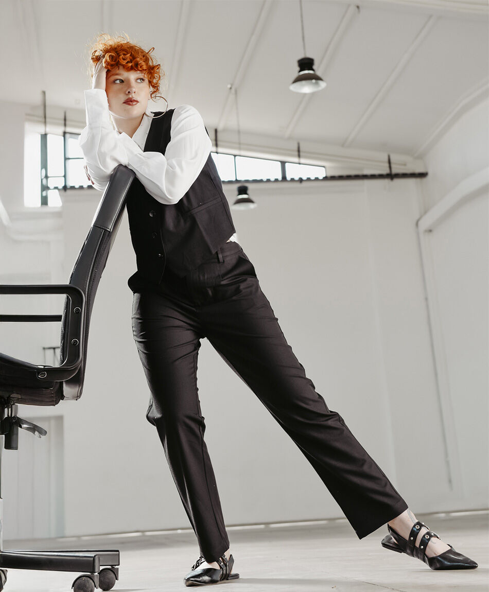 Pantalón mujer black