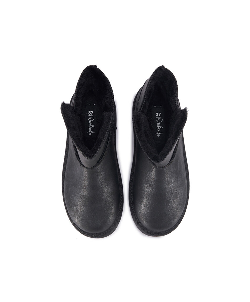 Bota mujer comfy brillante pantubota