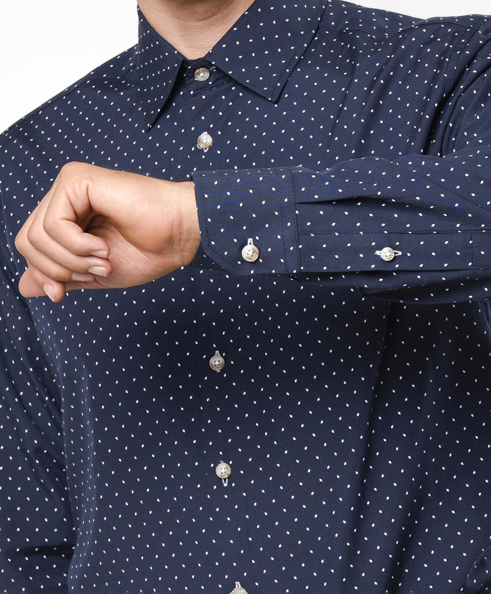 Camisa hombre puntos blancos Camisa hombre puntos blancos