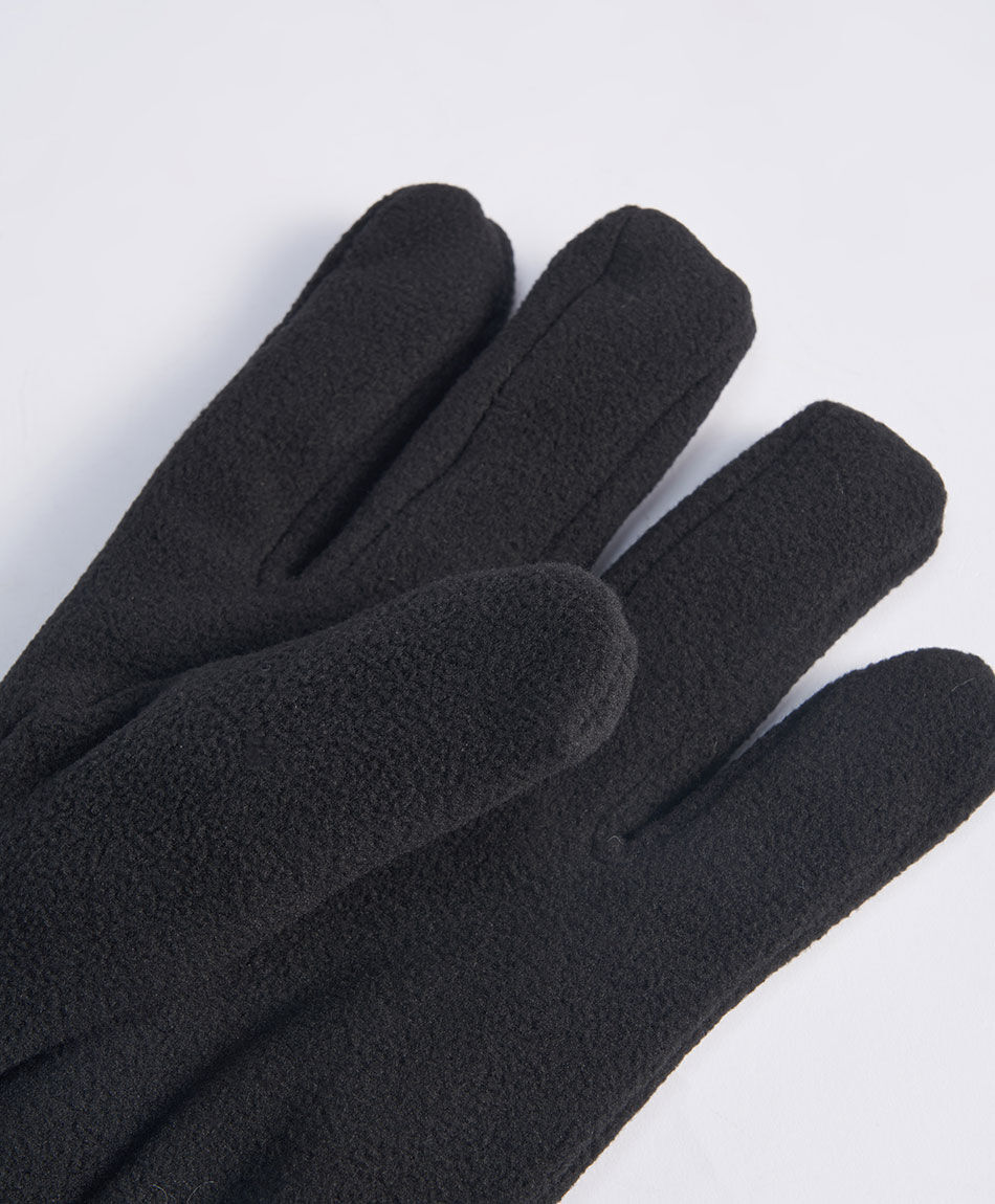 Guantes hombre polar negro