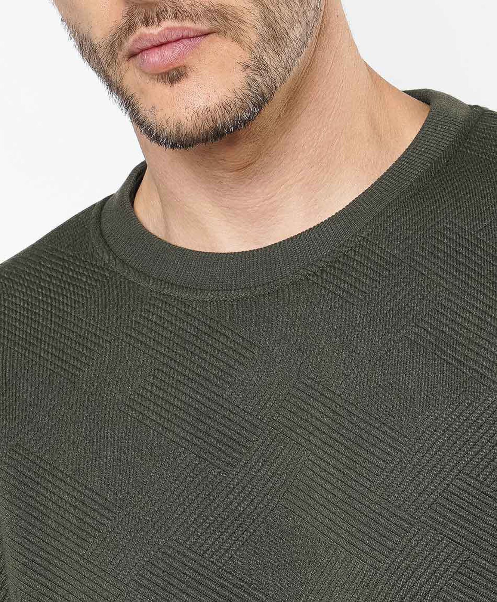 Sweater hombre liso jacquard Sweater hombre liso jacquard