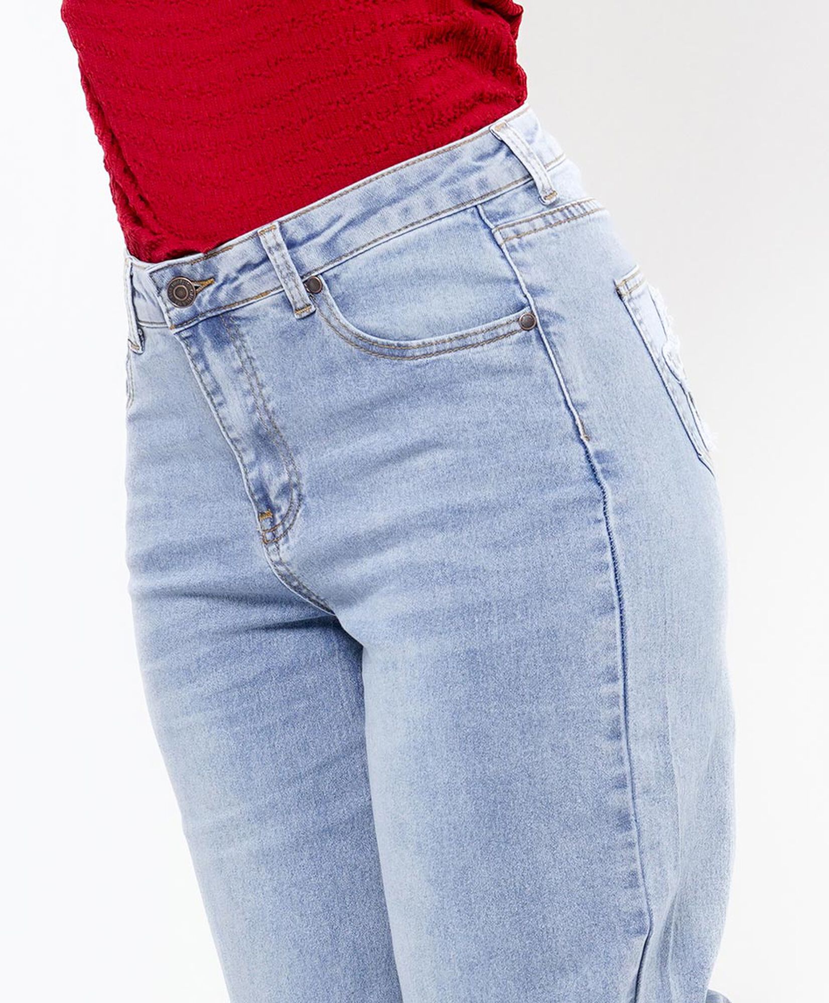 Jeans mujer estrellas animal print wide Jeans mujer estrellas animal print wide